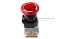 [E] สวิตช์ปุ่มกด หยุดฉุกเฉิน ปุ่มสีแดง พร้อมไฟสถานะ 12 V LA167-D8-11ZS ขนาด 22 mm รุ่น 2NC